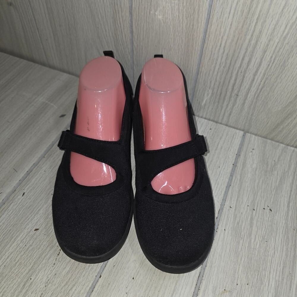 Clarks Mary Jane Black Comfort Shoes Size 8.5 Cloudsteppers Preppy Whimsy Goth